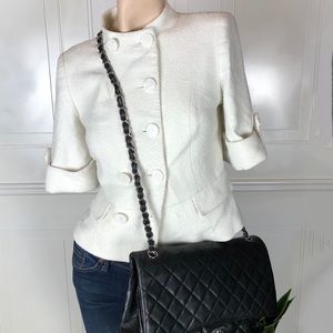 Body By Victoria Secrets Cream Blazer Size 2